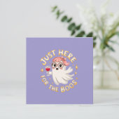 Just Here for the Boos – 面白いハロウィーン幽霊 招待状 (スタンド正面)