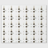 Just Here for the Boos. Haunted Black Onion ラッピングペーパー (フラット)