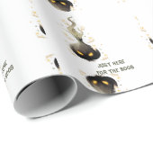 Just Here for the Boos. Haunted Black Onion ラッピングペーパー (ロールコーナー)