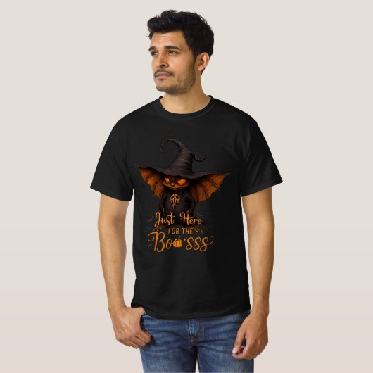 Just Here for the Boo'sss Goblin Design Tシャツ (正面フル)