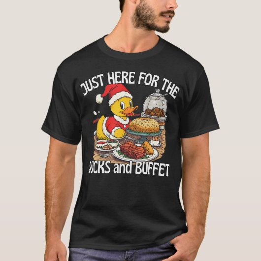 Just Here For The Ducks And Buffet Cruise Ship Tシャツ (正面)