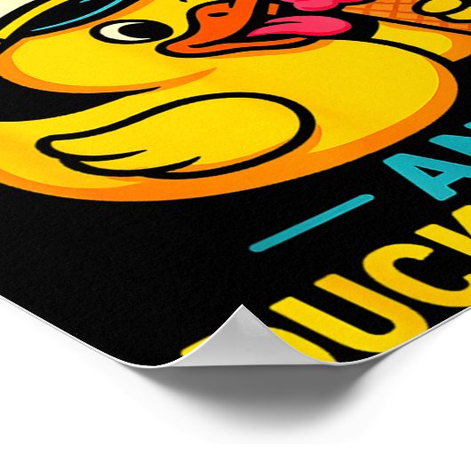 Just Here For The Ice Cream &amp; Duck Hunting Fun ポスター (角)