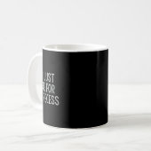 Just Here for the Recessおもしろい新学期 コーヒーマグカップ (正面左)
