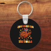 Just Here For The Rolls Thanksgiving Dinner Kids C キーホルダー (正面)