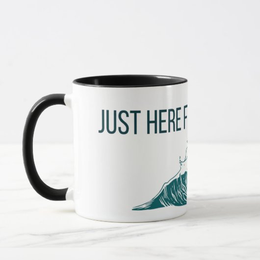 Just Here for the Vibes Mug  マグカップ (左)