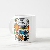 Just Hodl It コーヒーマグカップ (正面左)