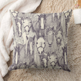 just horses mulberry pearl クッション