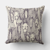 just horses mulberry pearl クッション (正面)