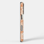 just horses orange half pearl Case-Mate iPhoneケース (裏面 / 右)