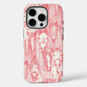 just horses rose pink half pearl Case-Mate iPhoneケース (裏面)