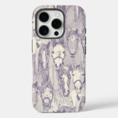 just horses violet pearl Case-Mate iPhoneケース (裏面)