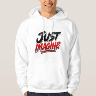 Just Imagine タイポグラフィーパーカー パーカ