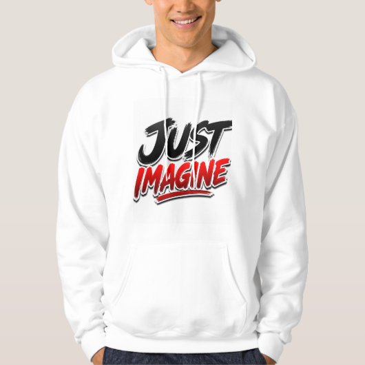 Just Imagine タイポグラフィーパーカー パーカ (正面)
