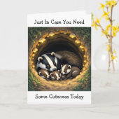 Just in Case you Need some Cuteness Today カード (黄色い花)