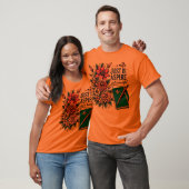 Just is Aspireデザインwith Flowers Tシャツ (ユニセックス)