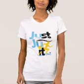 『Just Ju It』スリムフィットスタイリッシュレディースティー Tシャツ (正面)