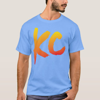 Just KC red fade Tシャツ