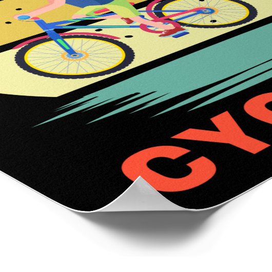 JUST KEEP CYCLING ポスター (角)