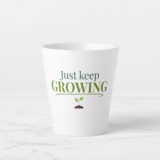 Just Keep Growing Plant Lover– Gardening & Nature  カフェラテマグ