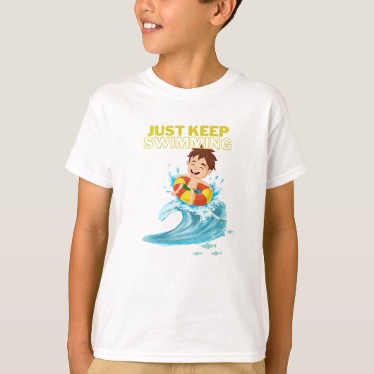 Just Keep Swimming Tシャツ (正面)