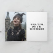 JUST LAUGH BIRTHDAY CARD サンキューカード (内部)