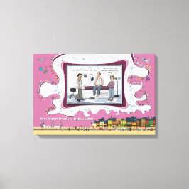 Just Leave Your Underwear | Get Well 24x16 キャンバスプリント