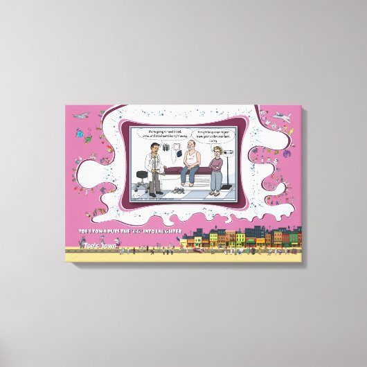 Just Leave Your Underwear | Get Well 24x16 キャンバスプリント (正面)