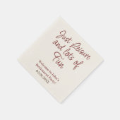 Just Leisureと多くのおもしろいおもしろい退職 スタンダードカクテルナプキン (角)