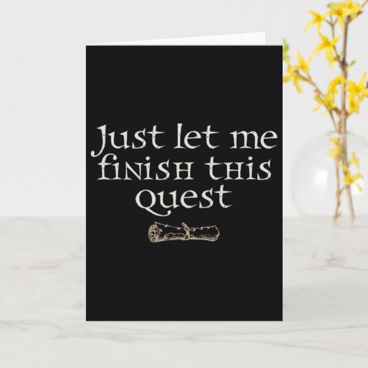 Just Let Finish This Quest  カード (黄色い花)