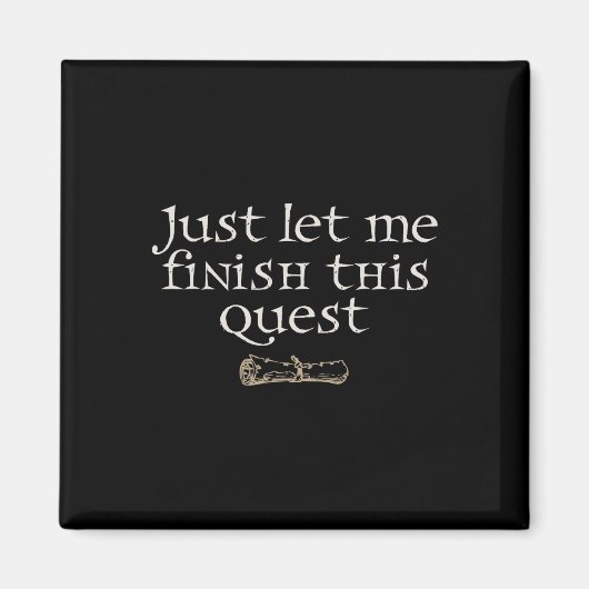 Just Let Finish This Quest  マグネット (正面)