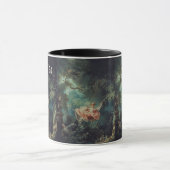 Just Let Go! Fragonard Mug - Custom Name マグカップ (中央)