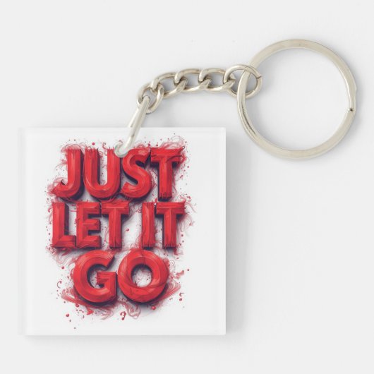 Just Let It Go - Mug キーホルダー (裏面)