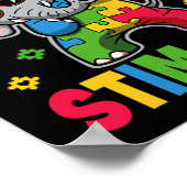 Just Let Me Stim Bro Autism Areness Elephant Gif ポスター (角)