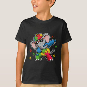 Just Let Me Stim Bro Autism Areness Elephant Gif Tシャツ