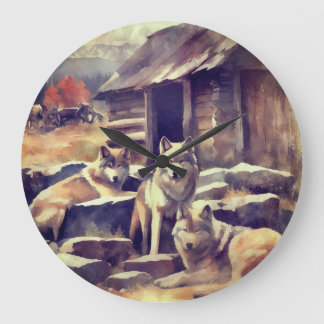 Just Letting Time go on. ラージ壁時計