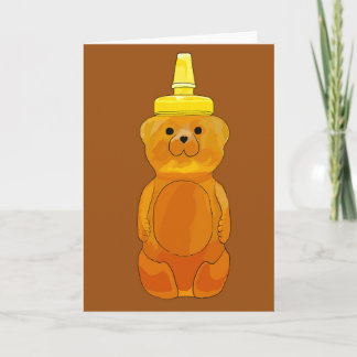 Just Like Honey marrón greeting cards カード