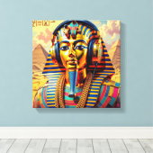 JUST LIKE PHARAOH TUT 3 キャンバスプリント (インサイチュ (ウッドフロア))