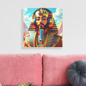 JUST LIKE PHARAOH TUT 4 キャンバスプリント (インサイチュ (リビング))