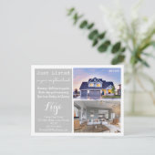 JUST LISTED実在 Estateマーケティングはがき ポストカード (スタンド正面)