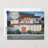 JUST LISTED 実在 Estateはがき ポストカード (正面/裏面)