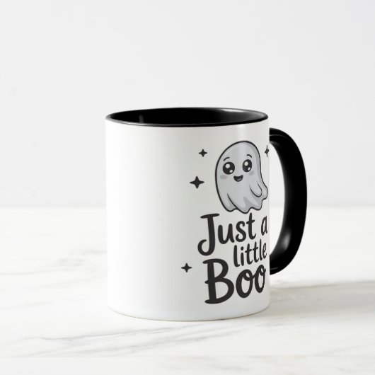 Just Little Boo Funny Design マグカップ (正面右)