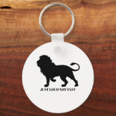 JUST LOUD NOT FAST キーホルダー (正面)