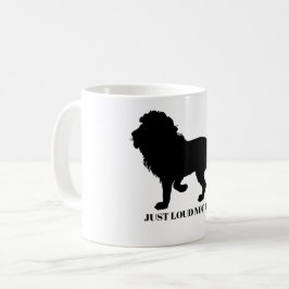 JUST LOUD NOT FAST コーヒーマグカップ