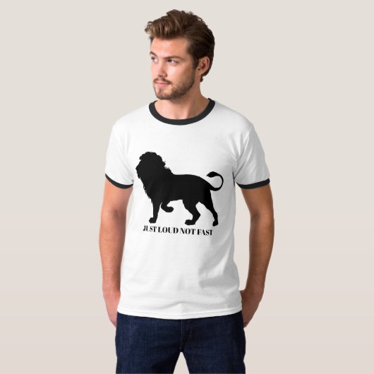 JUST LOUD NOT FAST Tシャツ (正面フル)
