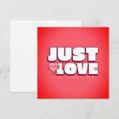 JUST LOVE - 愛だけが大切なことカード シーズンカード (正面/裏面)