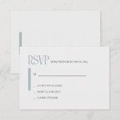 Just Love Blue 返信ください 出欠カード (正面/裏面)