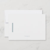 Just Love Blue 返信カード (裏面)