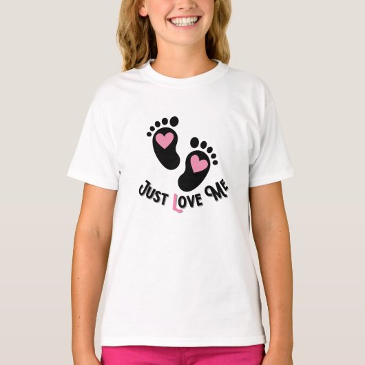Just Love Me.w Tシャツ (正面)