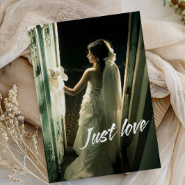 Just Love Wedding Party-Modern Minimalist Romantic 招待状