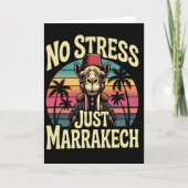 Just Marrakech Camel Sunset Morocco Trip Marrakesh カード (正面)